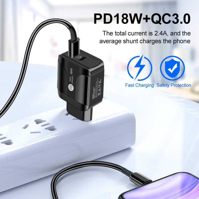 18 Watts Compatible 3.0 Fast Charging Mobile Phone Charger